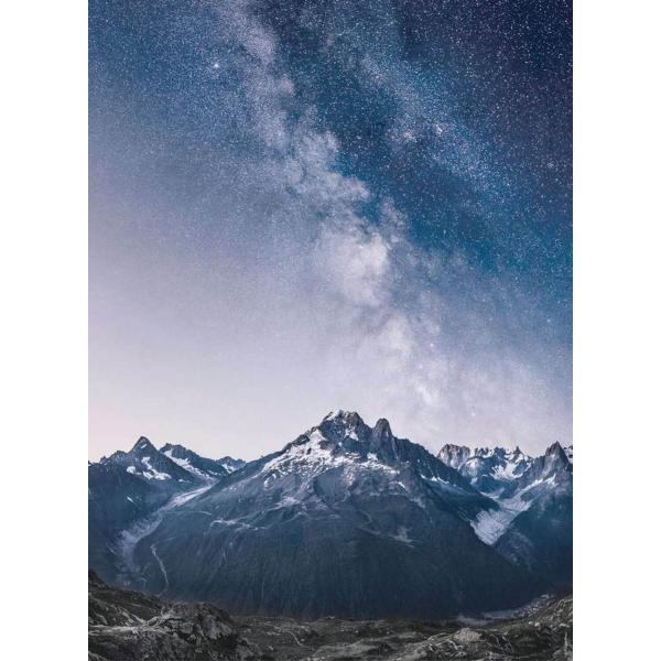 500 pieces Puzzle : The Milky Way on the Aiguille Verte, Florian Riou - Nathan-12000974