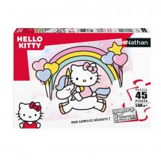 45 piece puzzle: Hello Kitty and her friends