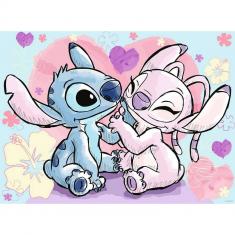 Puzzle 500 pièces : Disney : Stitch & Angel