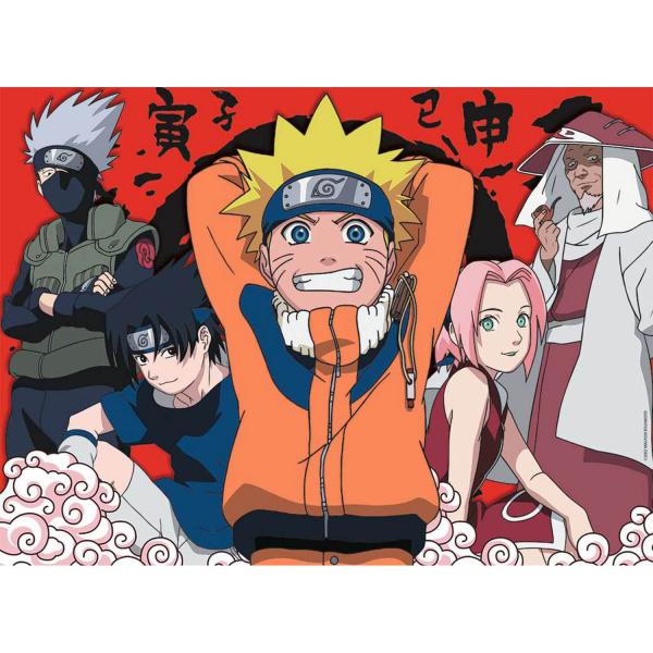 500 Teile Puzzle: Die Abenteuer von Naruto - Nathan-12000973