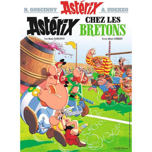 500 piece puzzle: Asterix among the Bretons - Nathan-12000984