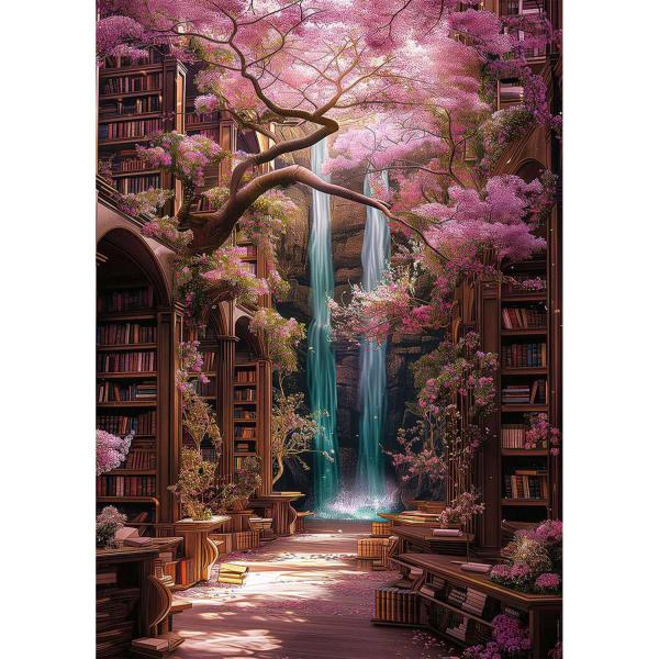 1500-teiliges Puzzle: Art Photo Collection – Die Magie der Bücher - Nathan-12001148