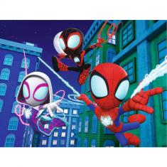 Nathan puzzle 45 p - Spider-man contre les méchants