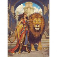 Puzzle 500 pièces : Collection Fantastique - La dompteuse de lions 