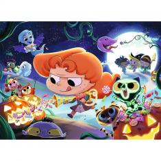 Puzzle 250 pieces: Halloween with Mortelle Adèle