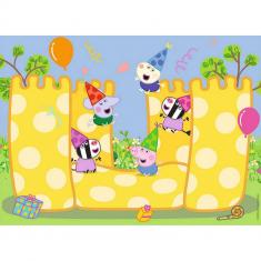 45-teiliges Puzzle: Peppa Pigs Party