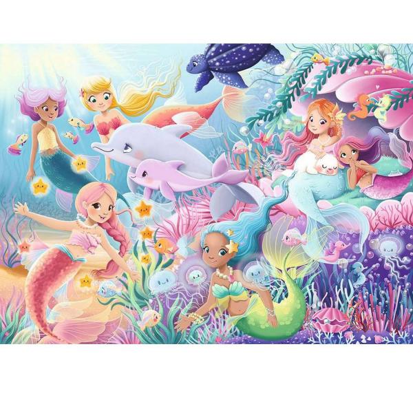 Puzzle 60 pieces : Mermaids - Nathan-Ravensburger-12001138