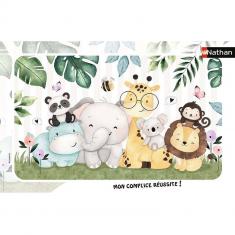 15-piece frame puzzle: soft animals