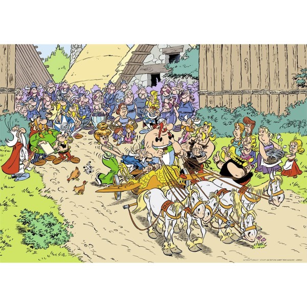 Puzzle 1000 pièces : Astérix et Obélix : Astérix et la Transitalique - Nathan-87559