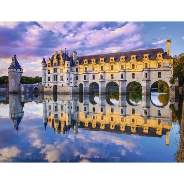 Puzzle 2000 pièces : Château de Chenonceau - Nathan-87880