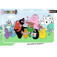 15-teiliges Rahmenpuzzle: Barbapapa – Muttertag