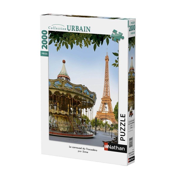 Puzzle 2000 pièces : Le Carrousel du Trocadéro - Nathan-87881