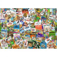1000-teiliges Puzzle: Asterix-Alben