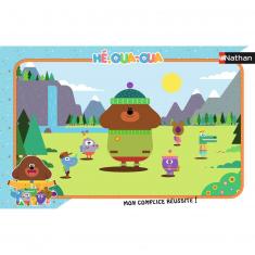 15-piece frame puzzle: Oua Oua in the mountains: Hey, Oua-Oua