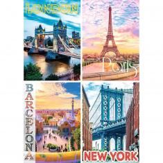 1500 pieces Puzzle :  The Most Beautiful Cities In The World