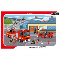 Frame Puzzle 15 piezas: Bomberos