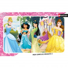 Frame Puzzle 15 pieces: Pretty Disney princesses
