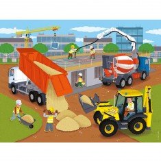 30 pieces puzzle: The construction site