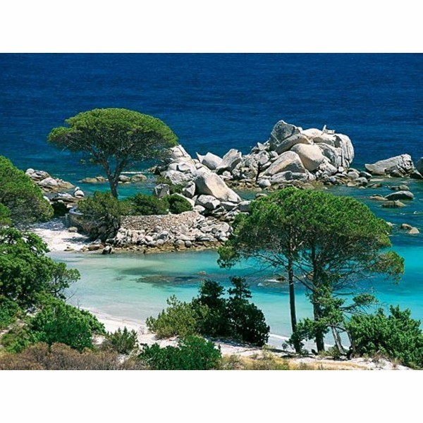 1000 pieces puzzle - South Corsica: Palombaggia beach - Nathan-Ravensburger-87459