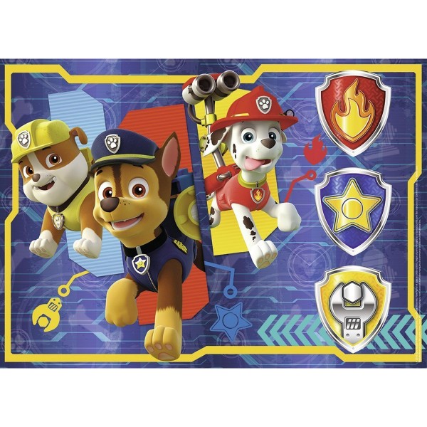45 piece puzzle: Chase, Marcus and Ruben from Paw Patrol - Nathan-Ravensburger-86464