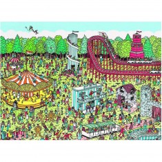 500 pieces puzzle: Where's Charlie? : At the fair