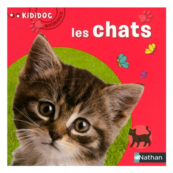 Livre Kididoc Animaux : Les chats - Nathan-52509