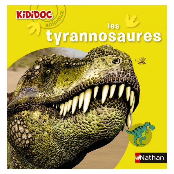 Livre Kididoc Animaux : Les tyrannosaures - Nathan-54277