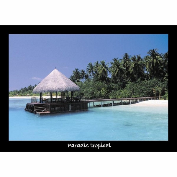 Puzzle 1000 pièces - Paradis tropical - Nathan-Ravensburger-87515