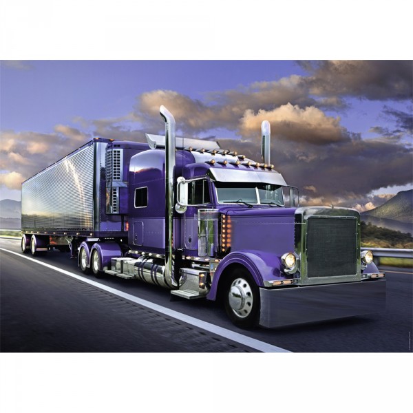 Puzzle 1500 pièces : American truck - Nathan-Ravensburger-87782