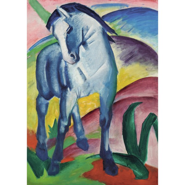 Puzzle 1500 pièces : Collection Artiste : Le cheval bleu par Franz Marc - Nathan-Ravensburger-87779