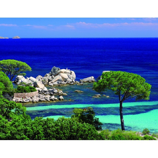 Puzzle 2000 pièces : Plage Palombaggia - Nathan-Ravensburger-87872