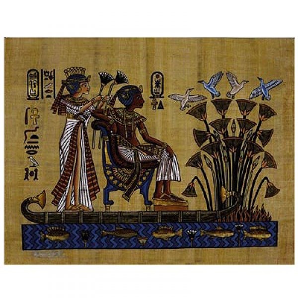 Puzzle 2000 pièces - Le pharaon et son épouse - Nathan-Ravensburger-87854