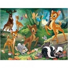 Puzzle 30 pièces : Bambi : Promenade en famille