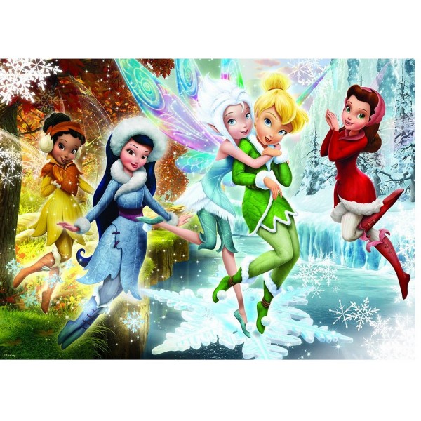 Puzzle 60 pièces : Disney Fairies Les fées des glaces - Nathan-Ravensburger-86627