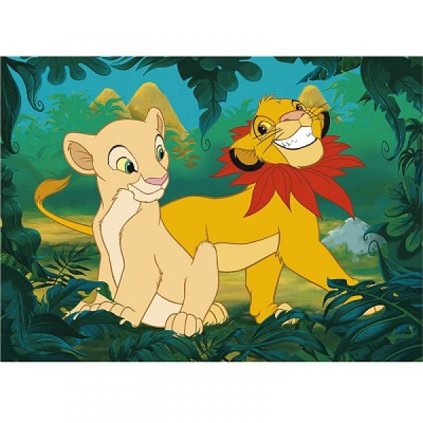 Puzzle 60 pièces - Le Roi Lion : Simba le farceur - Nathan-Ravensburger-86583