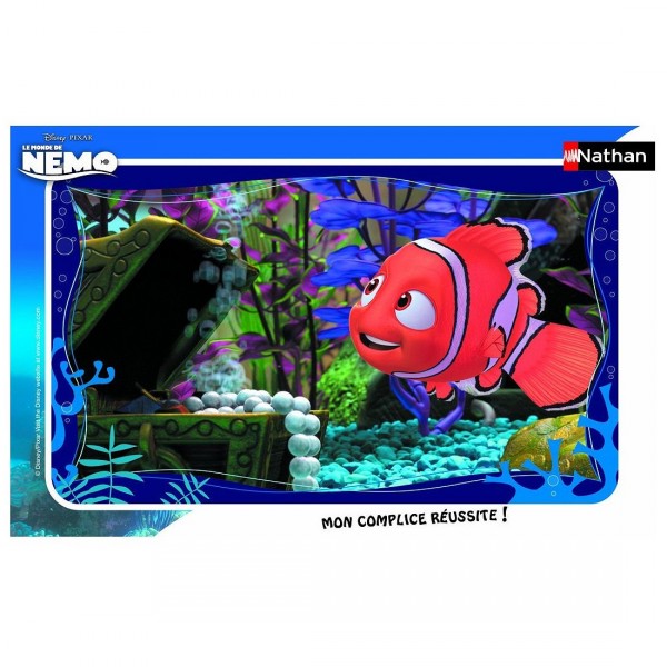 Puzzle cadre 15 pièces : Le monde de Nemo : Chez Le Dentiste - Nathan-Ravensburger-86055