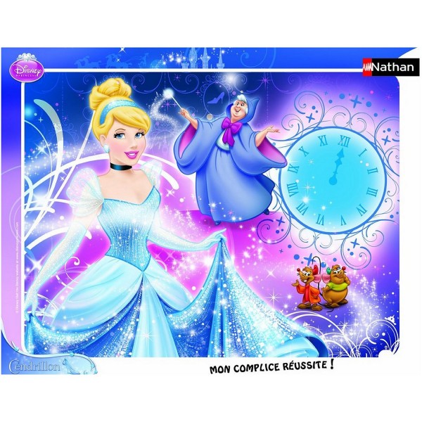Puzzle cadre 35 pièces : Princesses Disney : Cendrillon et sa Marraine - Nathan-Ravensburger-86100