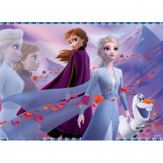 Puzzle de 45 piezas: Frozen 2: El amor de dos hermanas