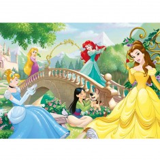 60 Teile Puzzle: Nachmittag zwischen Disney-Prinzessinnen