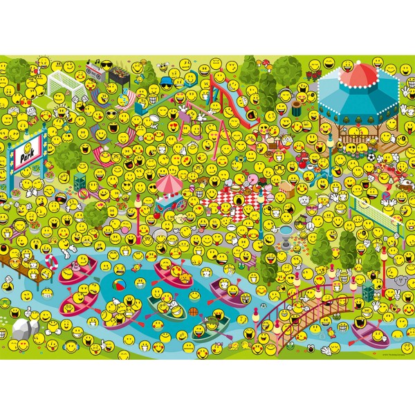 250 pieces puzzle: The Smileys are out - Nathan-868773