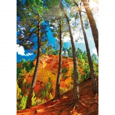 1000 pieces puzzle: The ochres of Roussillon
