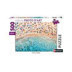 500 pieces puzzle : A summer at the beach