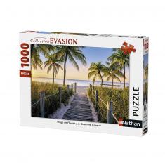 Puzzle de 1000 piezas: playa de Florida