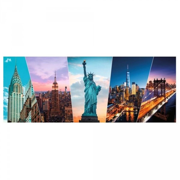 1000 piece puzzle: The monuments of New York - Nathan-Ravensburger-87458