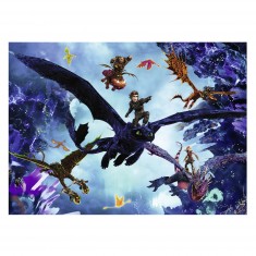 Puzzle de 60 piezas: Dragones 3: El equipo de los Dragones