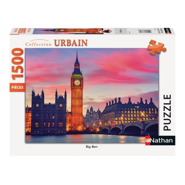 1500 pieces puzzle: Big Ben, London - Nathan-Ravensburger-87809