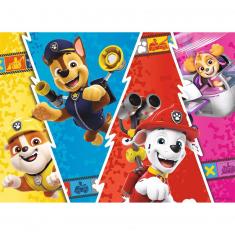 60-teiliges Puzzle: Die farbenfrohe Paw Patrol