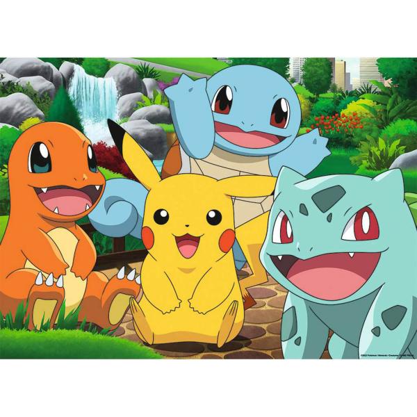 Puzzle 60 teile - Les Pokémon au p - Nathan-Ravensburger-86187