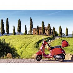 Puzzle 500 pièces : Voyage en Toscane