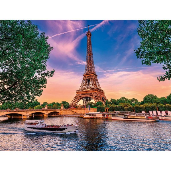 2000 pieces puzzle: Paris along the water - Nathan-878840